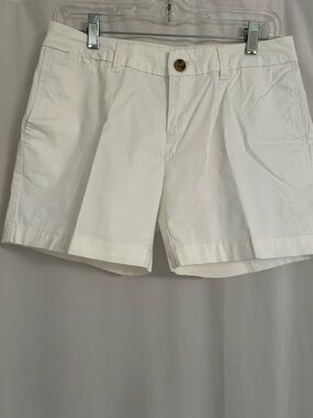 Faded Glory White Women's Cotton Blend Bermuda Shorts